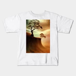 Desert trees landscape Kids T-Shirt